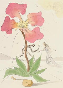 Salvador Dali Color Etching, Signed, 1973, The Twelve Tribes of Israel, Ruben