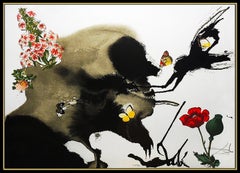 Salvador Dali Color Lithograph Original Signed Four Seasons Artwork Authentic