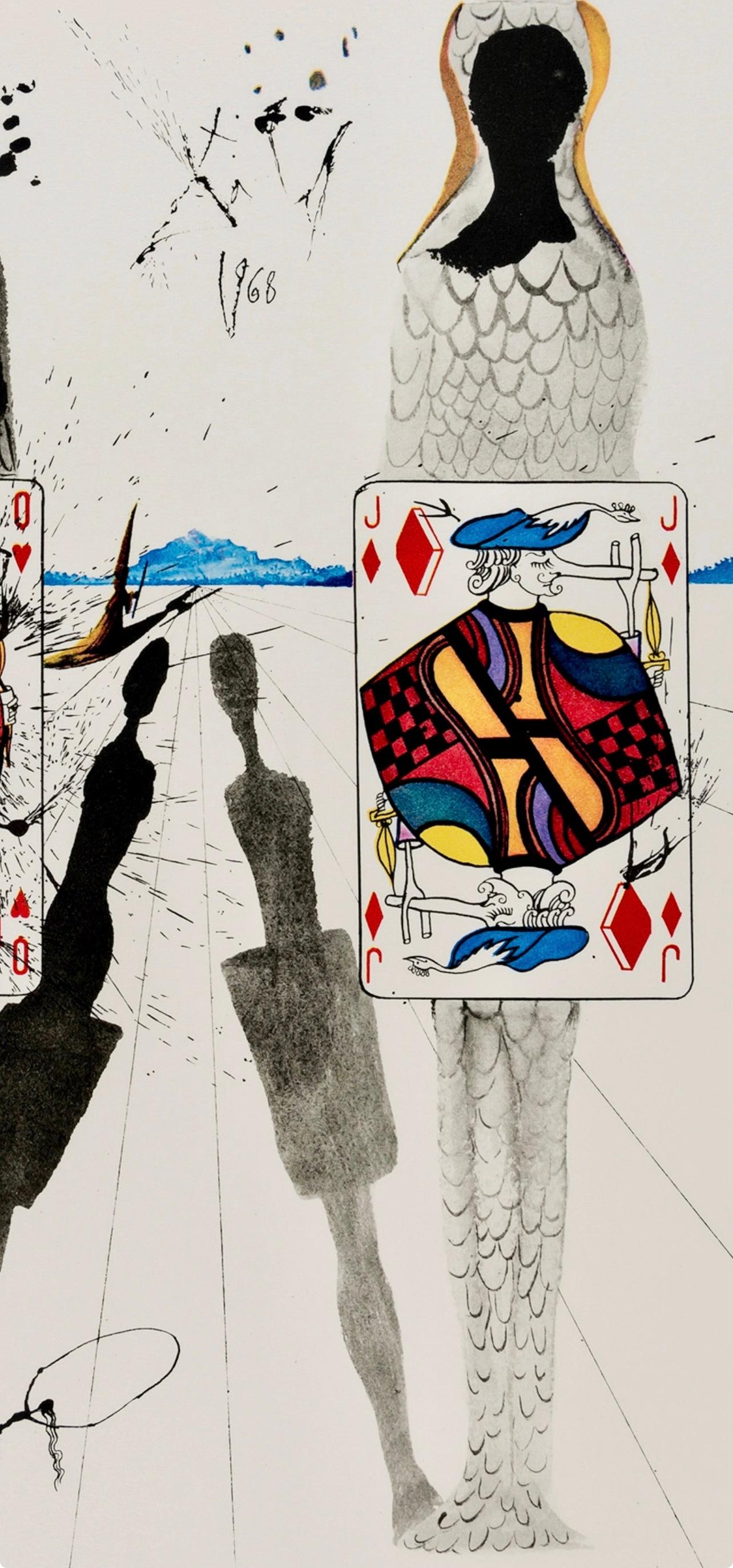 Salvador Dalí, Composition (Field 69-5, A-M), Alice's Adventures in Wonderland 2