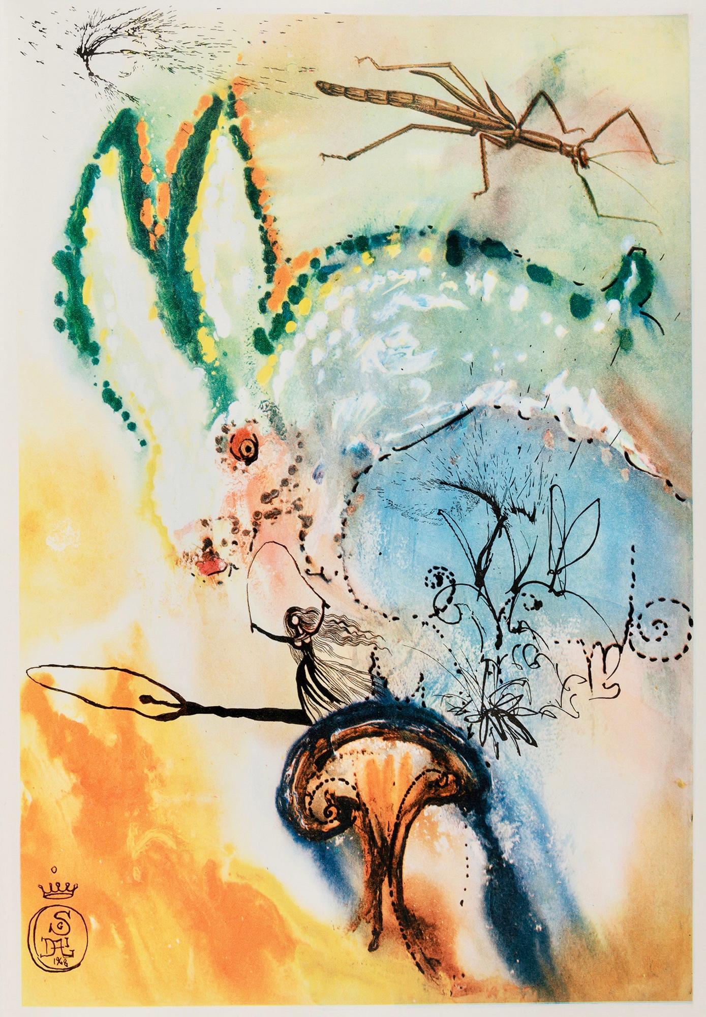 Salvador Dalí, Composition (Field 69-5, A-M), Alice's Adventures in Wonderland 5