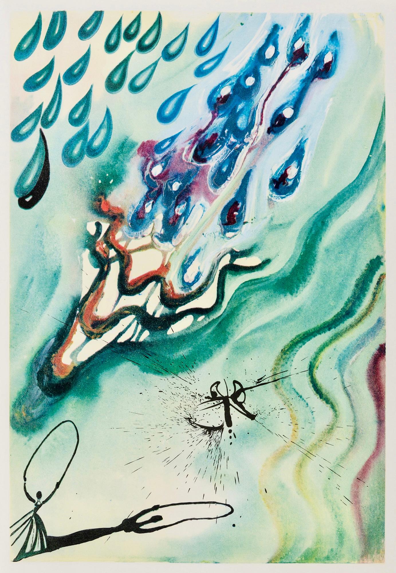 Salvador Dalí, Composition (Field 69-5, A-M), Alice's Adventures in Wonderland 6