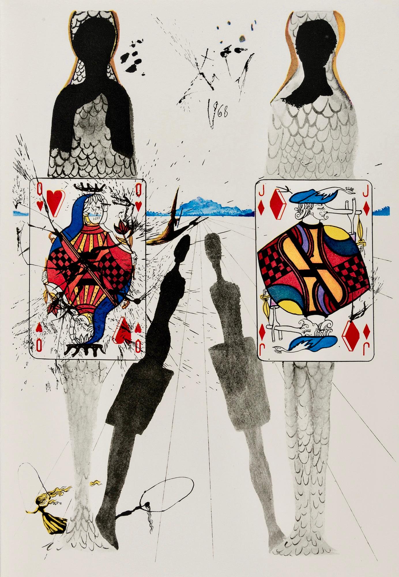 Salvador Dalí, Composition (Field 69-5, A-M), Alice's Adventures in Wonderland 6