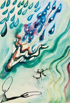 Salvador Dalí, Composition (Champ 69-5, A-M), Les Aventures d'Alice au pays des merveilles