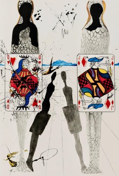 Salvador Dalí, Composition (Champ 69-5, A-M), Les Aventures d'Alice au pays des merveilles