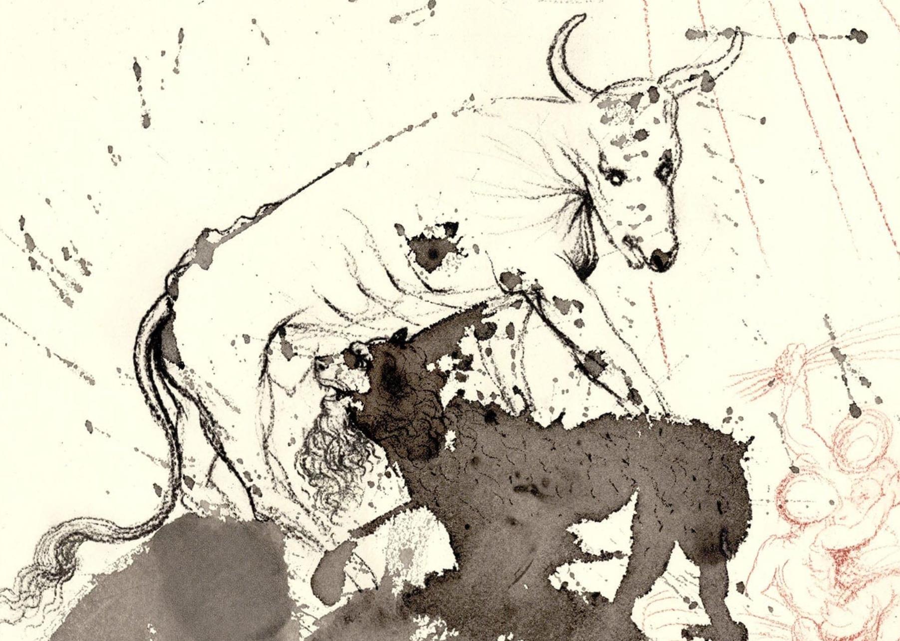 Salvador Dalí, Komposition (Michler/Löpsinger 1600; Feld 69-3), Biblia Sacra im Angebot 2