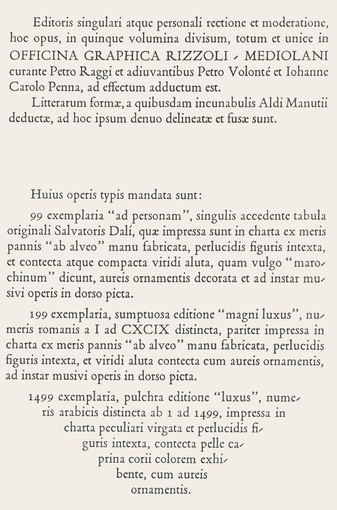 Salvador Dalí, Composizione (Michler/Löpsinger 1600; Field 69-3), Biblia Sacra 6