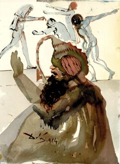 Vintage Salvador Dalí­, Composition (Michler/Löpsinger 1600; Field 69-3), Biblia Sacra