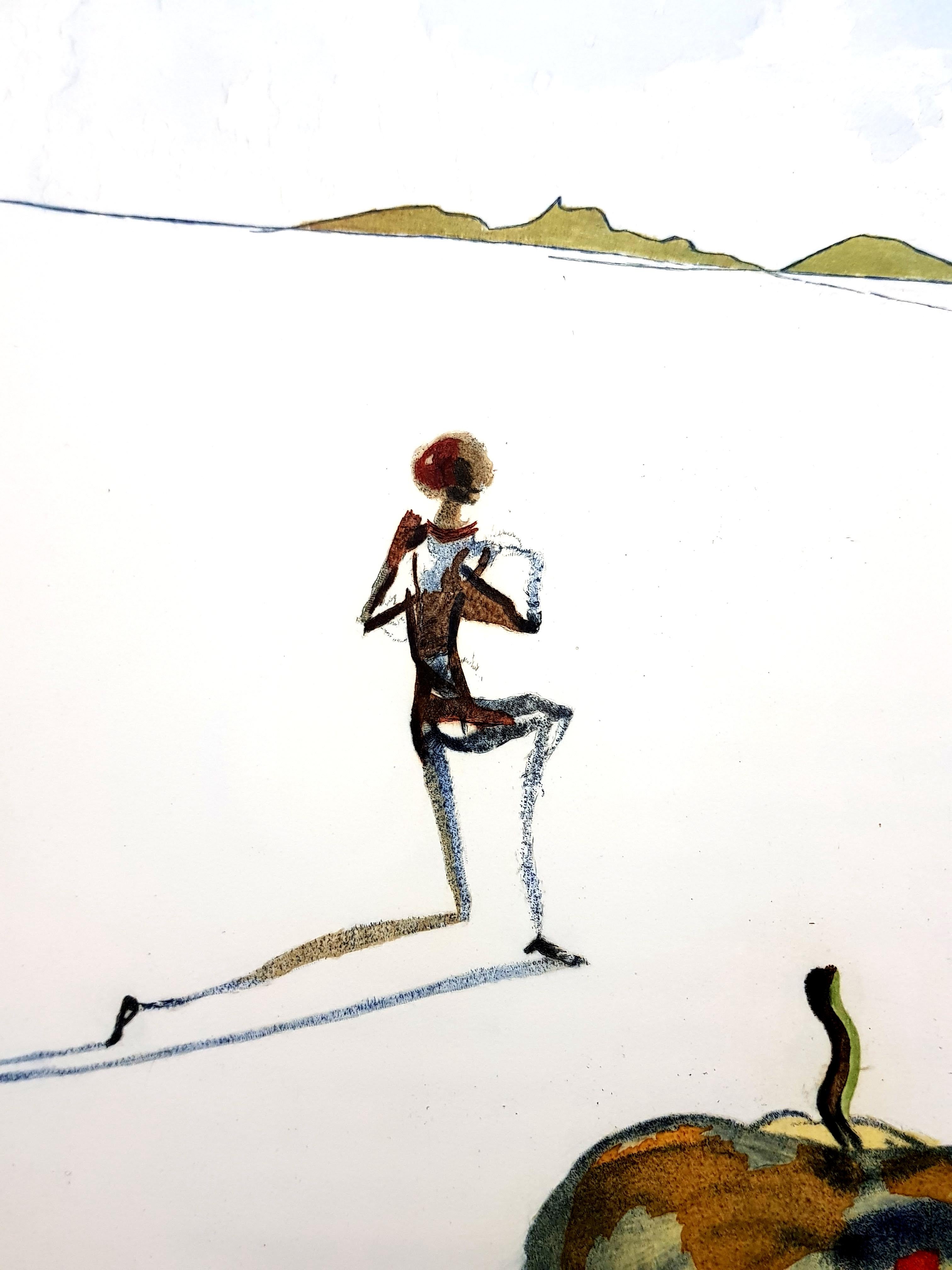 Salvador Dali – Tasse mit Schokolade – Print von Salvador Dalí