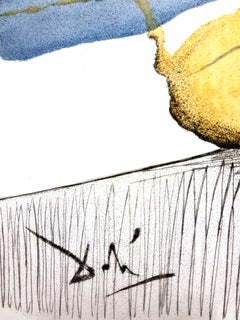 Salvador Dali - Cut Cucumber - Original Etching