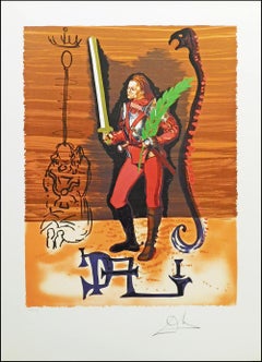 Salvador DALI "Dali Discovers America" full set of two Signed & numbered lithogr
