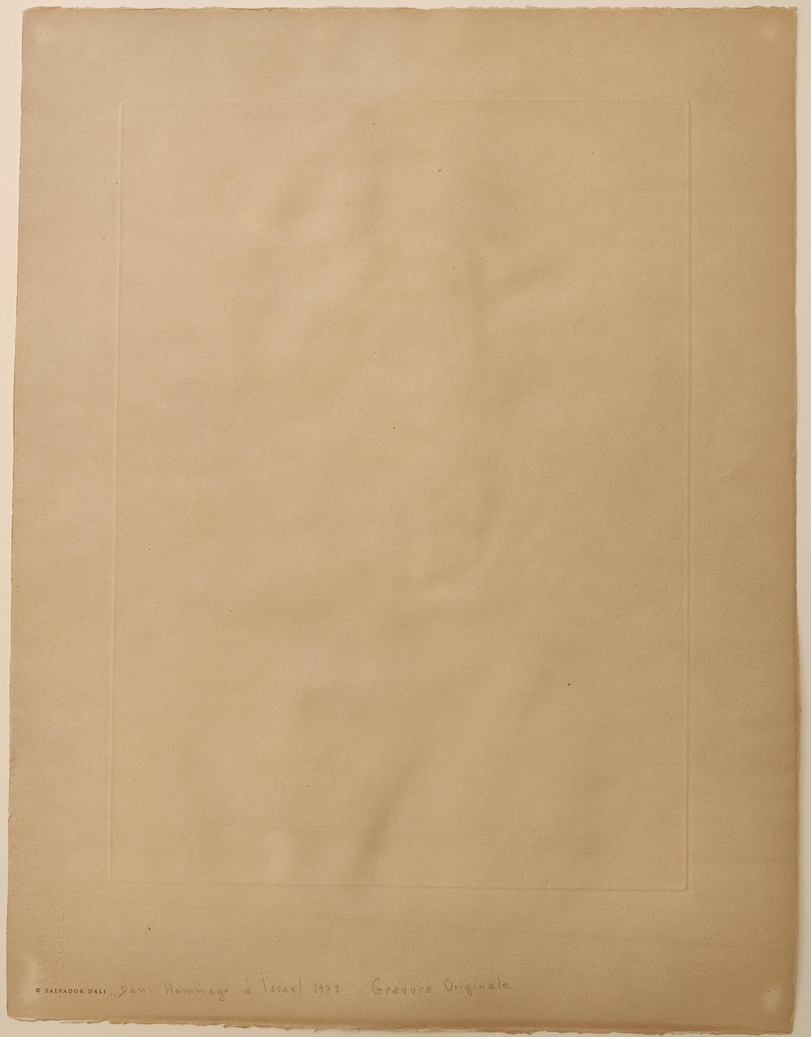 Salvador Dalí -- Dan, de la série Douze tribus d'Israel en vente 4