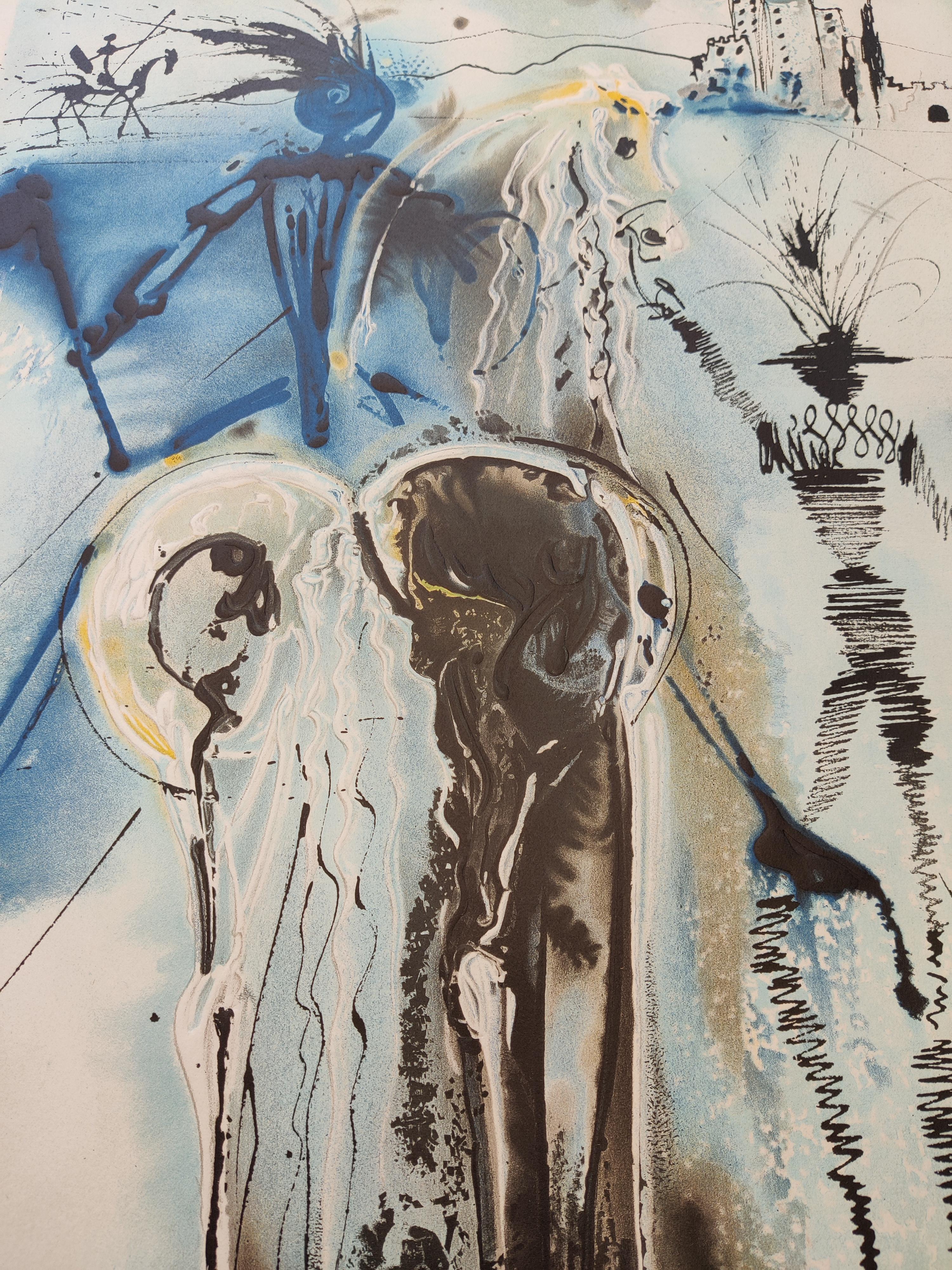 Salvador Dalí -- Don quichotte, dalla serie Les Chevaux Daliniens in vendita 1