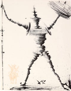 Salvador Dali, Don Quichotte, extrait de Don Quichotte de la Manche, 1957