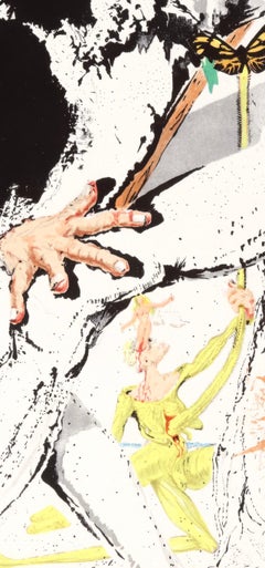 Salvador Dali, Don Quichotte accablé, extrait de Don Quichotte de la Manche, 1957