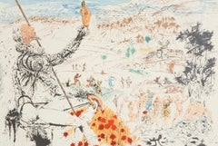 Salvador Dali, Don Quixote, The Golden Age, Don Quichotte de la Manche, 1957