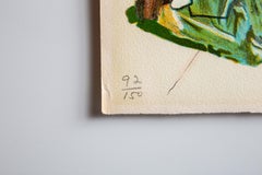 Salvador Dali Enigma of The Rose (Death) Contemporary Art Surrealist Lithograph