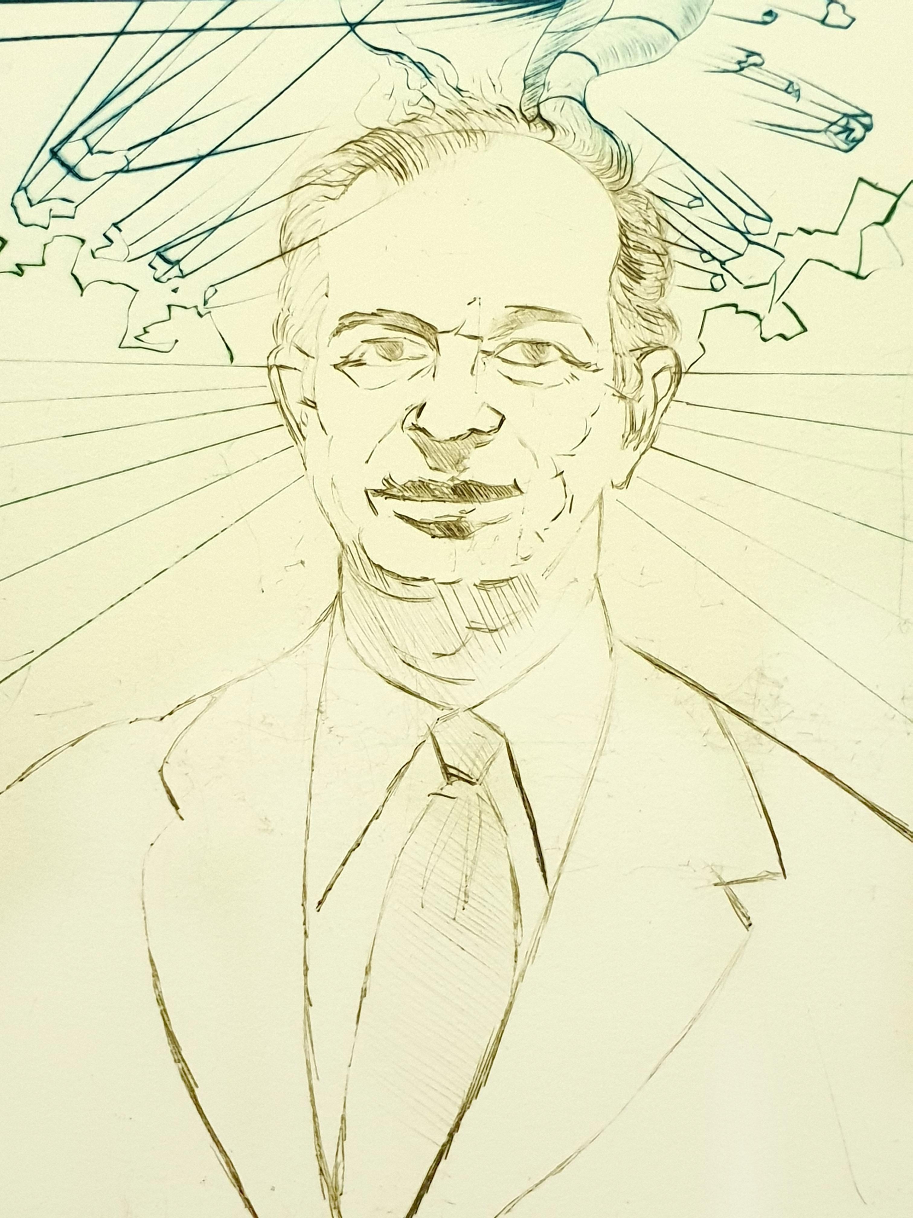 Salvador Dali - Enrico Fermi - Original Handsignierter Kupferstich
Abmessungen: 17.5 x 12,5 cm
1970
Mit Bleistift signiert
EA
Jean Schneider, Basel
Referenzen : Feld 70-5