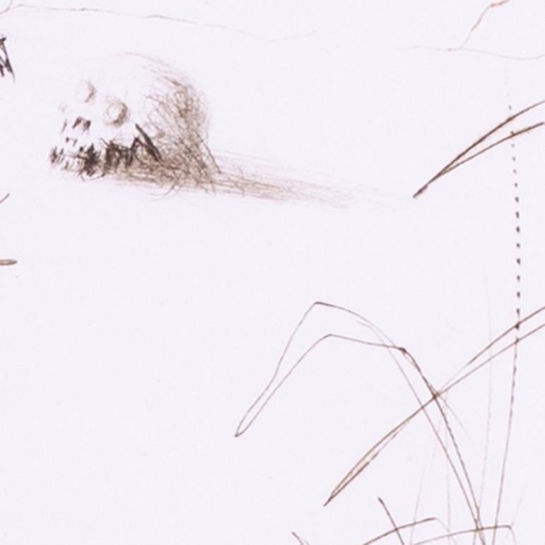 Salvador Dali etching, signed with monogram, Frere Ogrin l’ermite - Surrealist Print by Salvador Dalí
