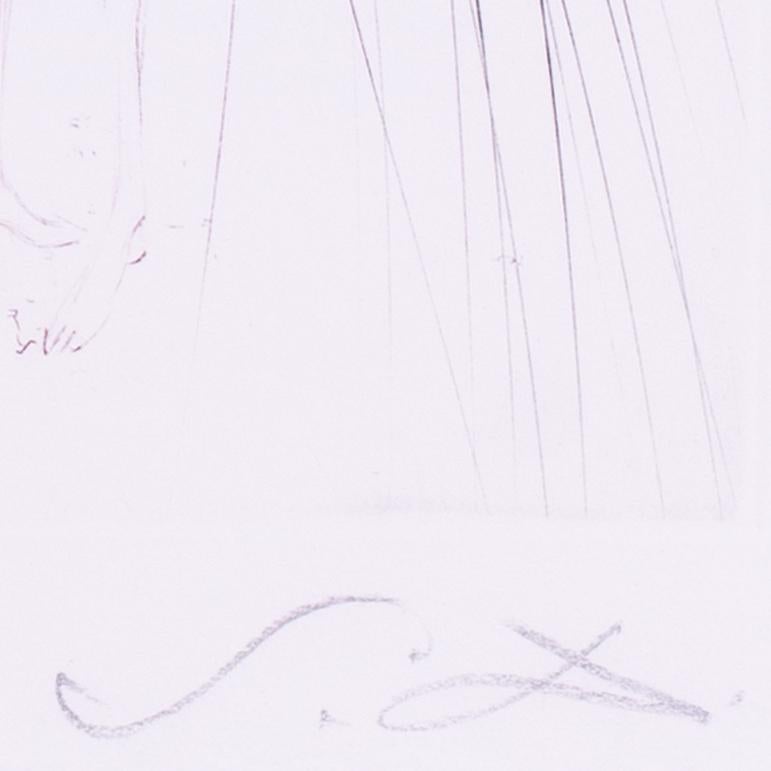 Salvador Dali gravure à l'eau-forte, signée avec un monogramme, Le Géant Beliagog - Surréalisme Print par Salvador Dalí