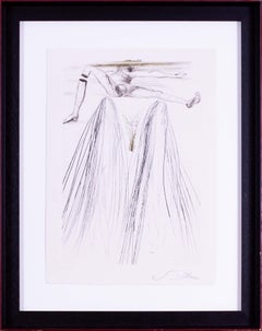 Salvador Dali etching, signed with monogram, Le Géant Beliagog