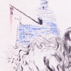 Salvador Dali etching with drypoint, 1969, signed and numbered, edition of 145