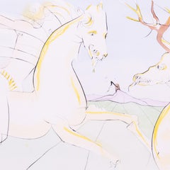 Salvador Dali etching with drypoint, 1974, signed and numbered, edition of 120