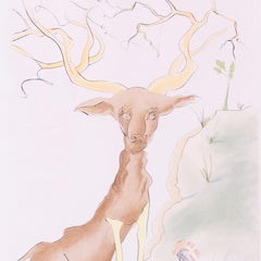 Salvador Dali etching with drypoint, 1974, signed and numbered, edition of 120