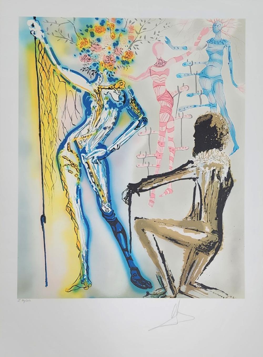Salvador Dali 'Fashion Designer' 1980, Signed numbered Lithograph - Surrealist Print by Salvador Dalí