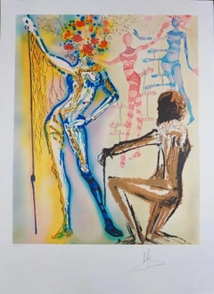Salvador Dali 'Fashion Designer' 1980, Signed numbered Lithograph