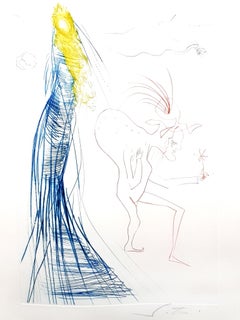 Salvador Dali - Frocin, the Bad Dwarf - Original Etching