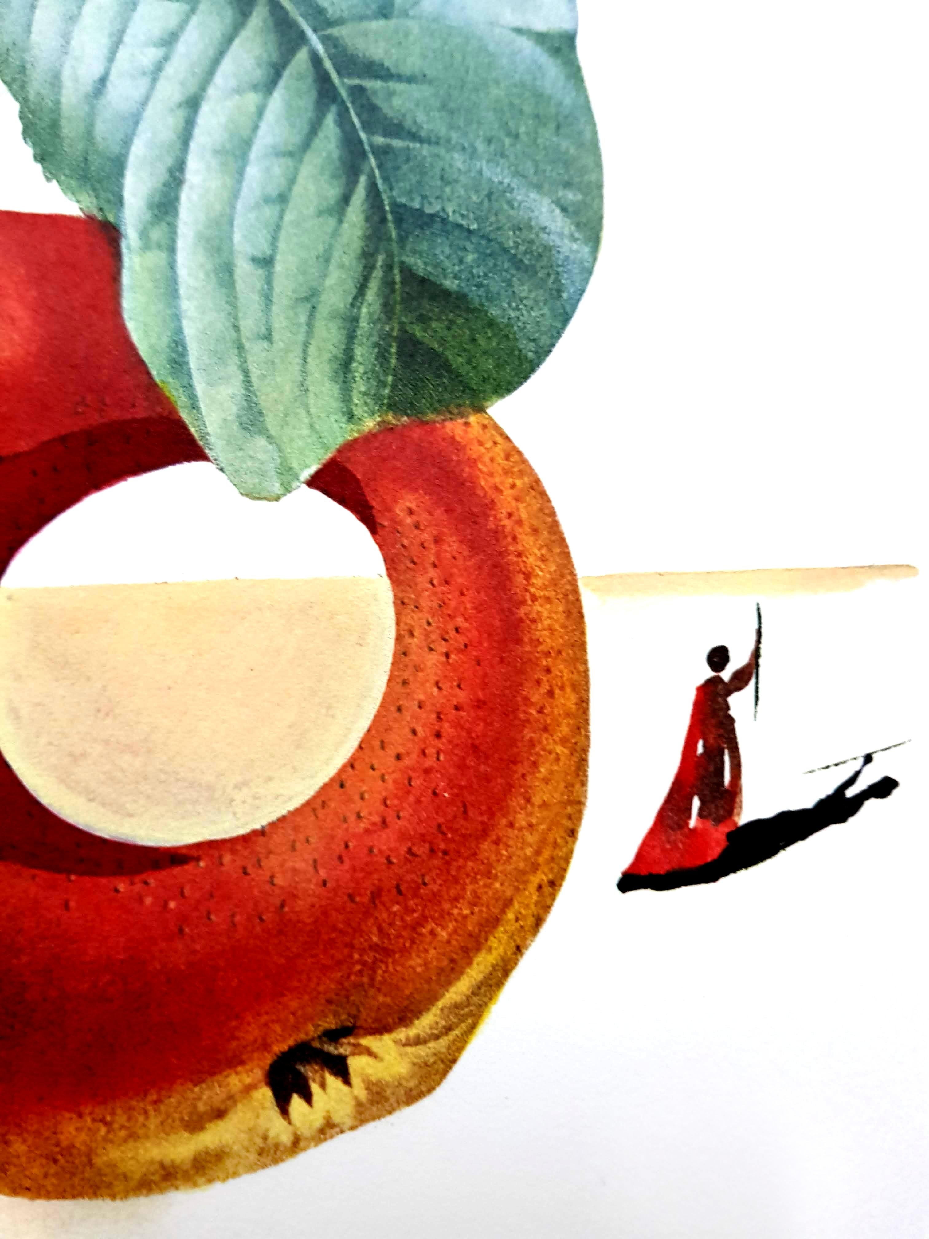 Salvador Dali - Früchte mit Löchern - Original handsignierte Lithographie im Angebot 4