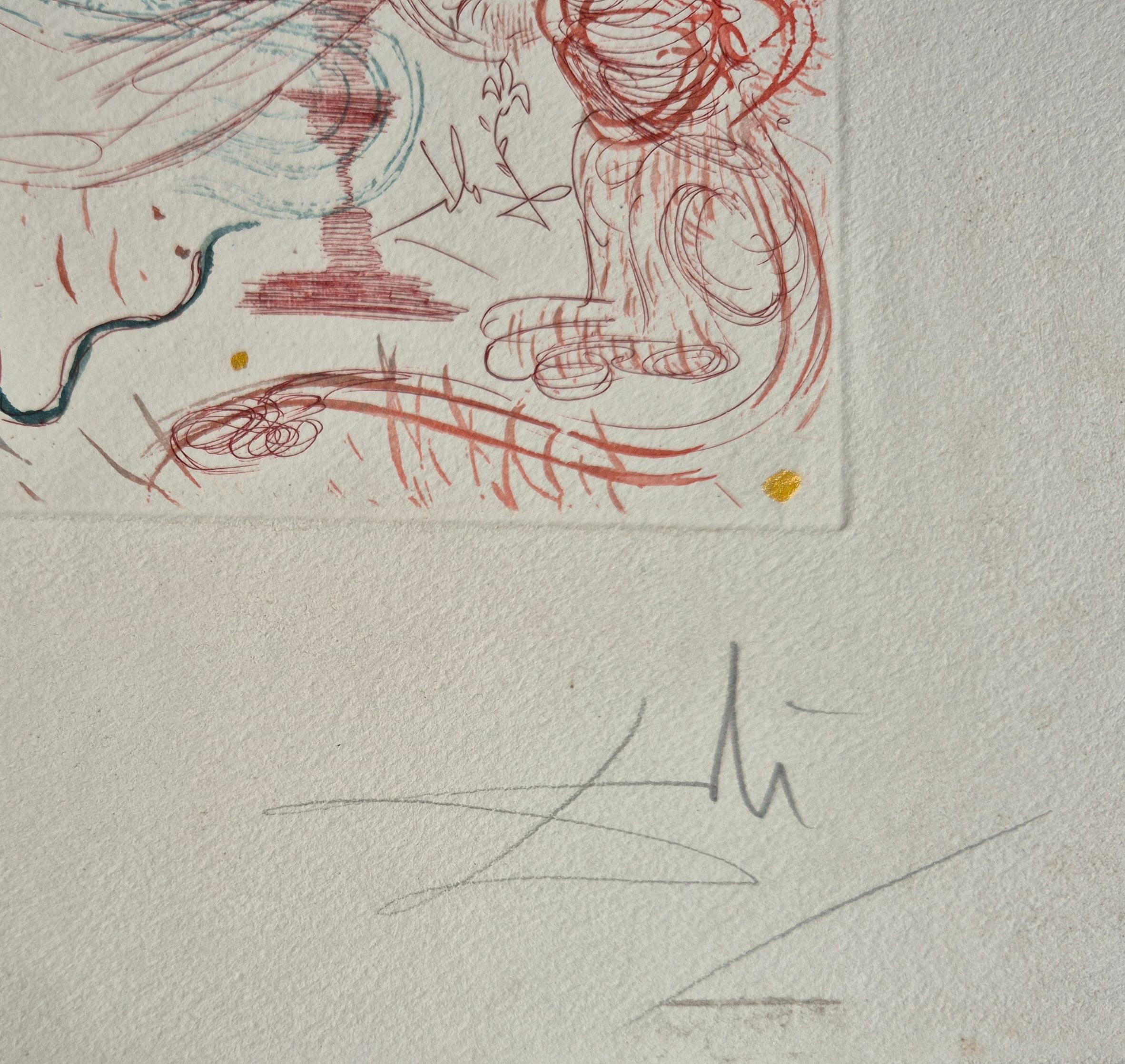 Salvador Dalí -- Gala Mon Seul Désir (La Dame La Licorne) en vente 3