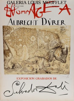 Salvador Dalí, Galería Louis Moufflet (Hommage à Albrecht Dürer), 1971 .