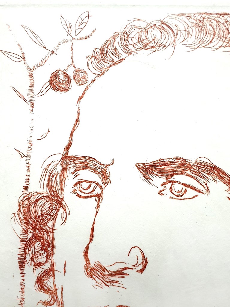 Salvador Dalí - Salvador Dali - George Washington - Original Handsigned  Etching For Sale At 1Stdibs