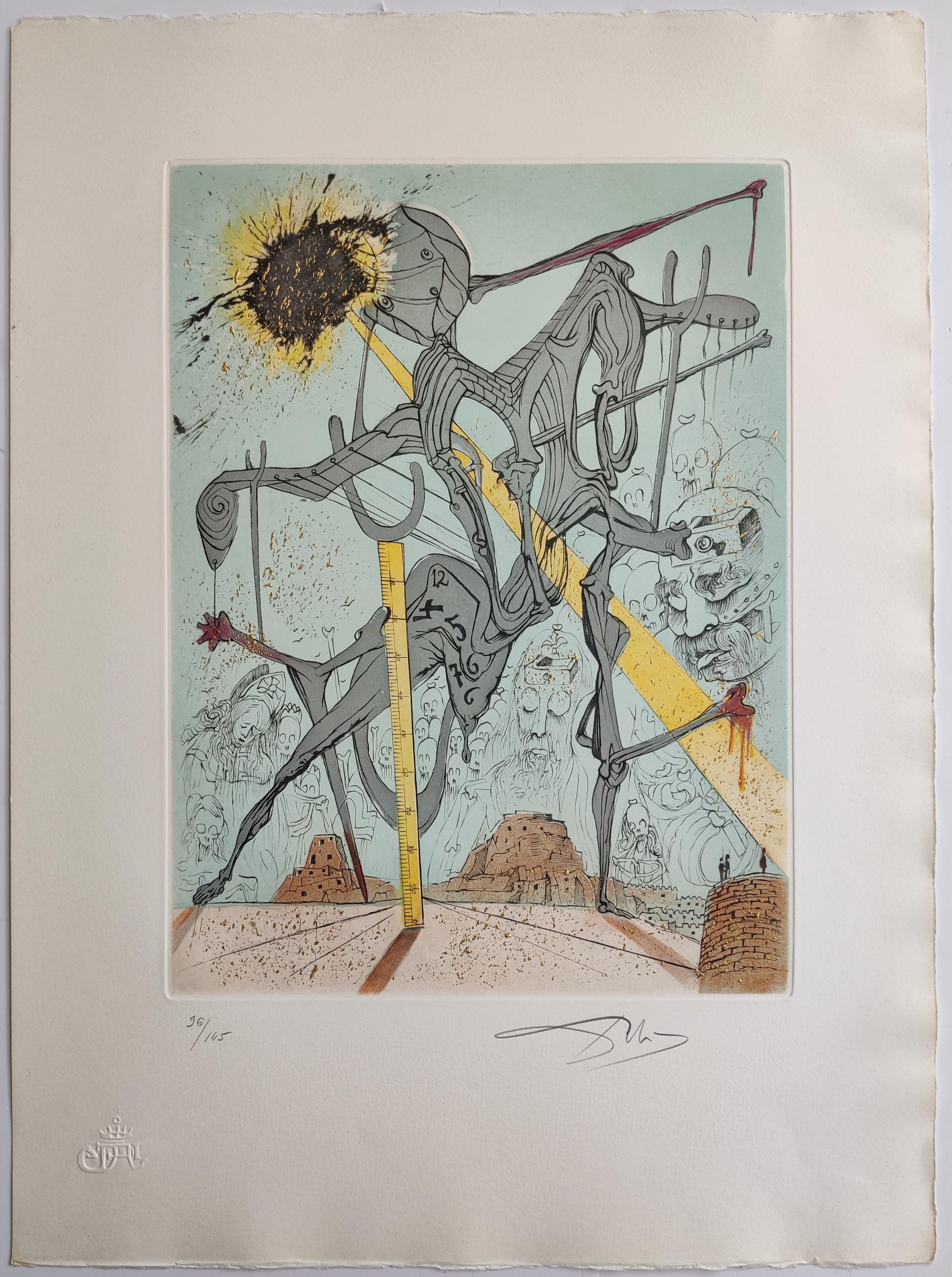Salvador Dalí­ -- Hamlet, Complete text and set of 10 color etchings For Sale 1