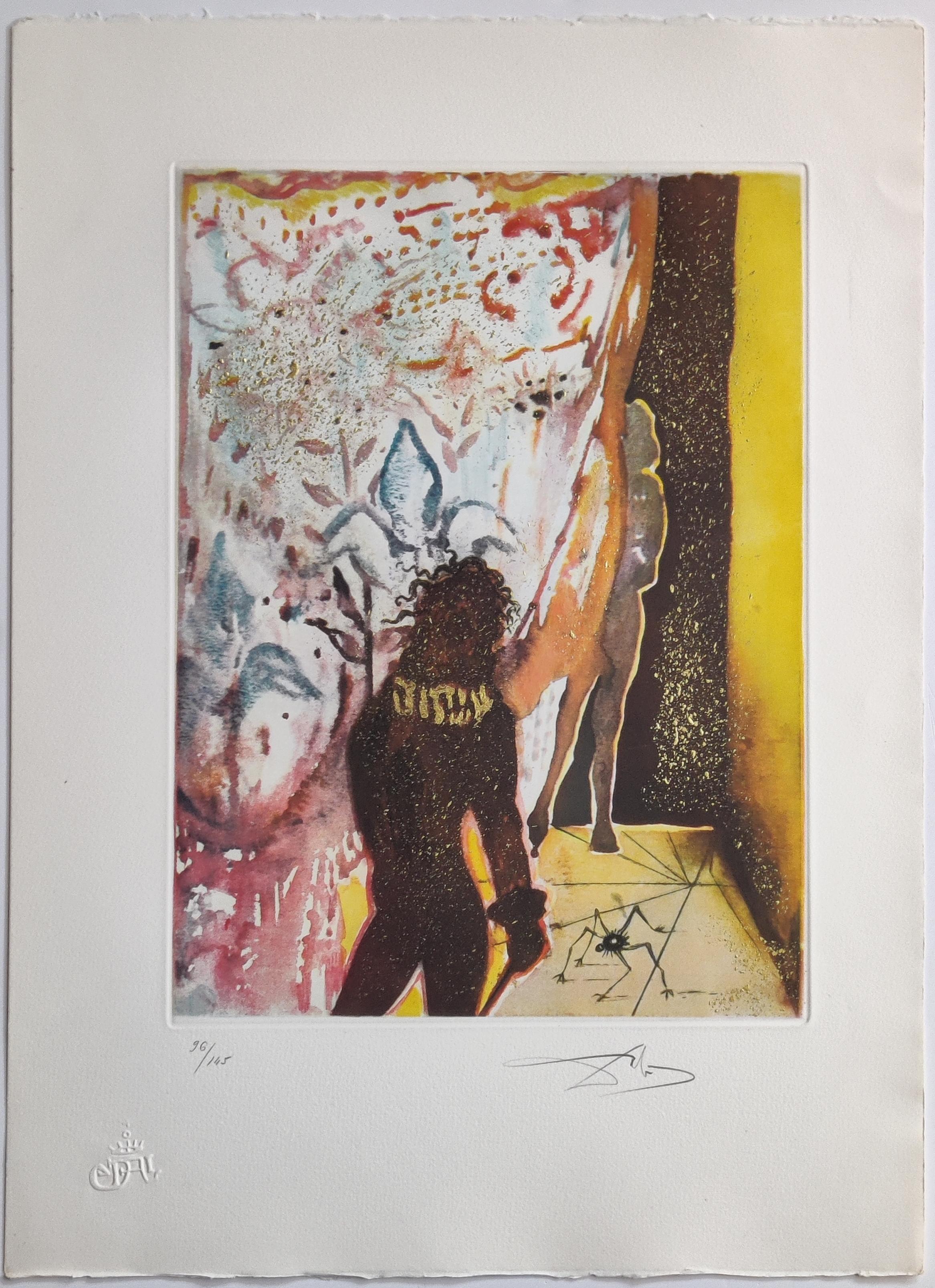 Salvador Dalí­ -- Hamlet, Complete text and set of 10 color etchings For Sale 5