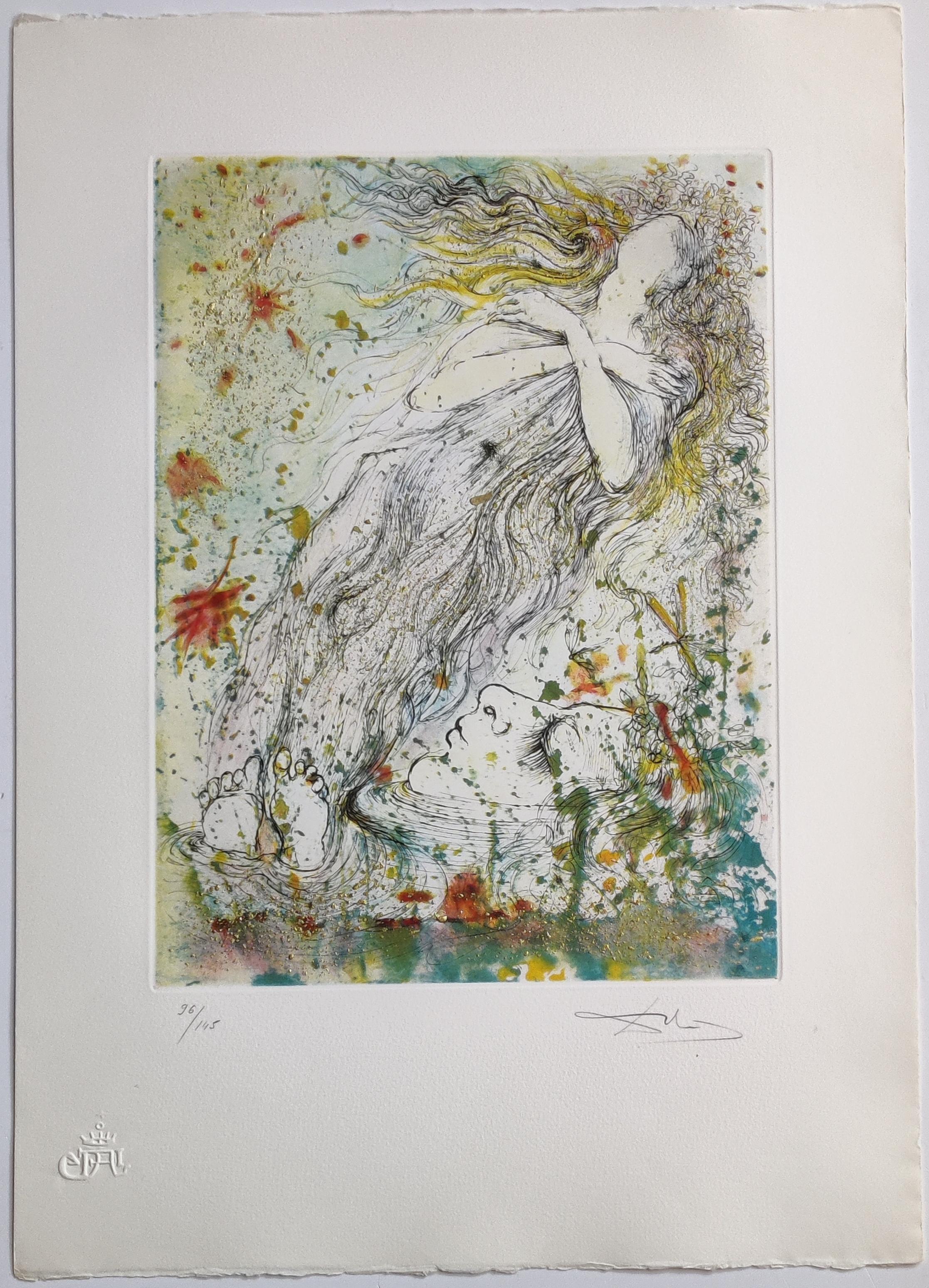 Salvador Dalí 
Hamlet, 1973-4
The complete portfolio, comprising 10 etchings and aquatint in colors with hand-coloring on Arches paper
Each hand signed lower right
Each numbered 96/145, loose (as issued), with full margins, with title, text and
