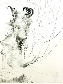 Salvador Dali - Cabeza de ternera - Grabado original