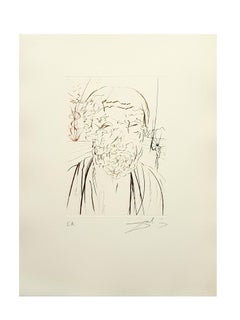 Salvador Dali - Hippocrates - Original Handsigned Engraving