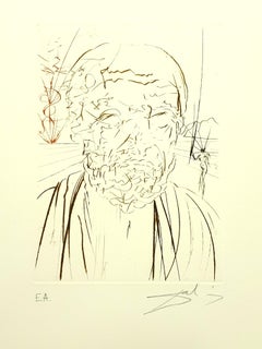 Salvador Dali - Hippocrates - Original Handsigned Engraving