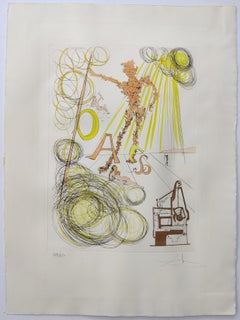 Salvador Dali -- Hommage to Leonardo da Vinci