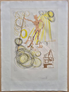 Salvador Dali -- Hommage to Leonardo da Vinci