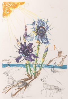 Salvador Dali "Iris (Eyes)" Etching, 1972