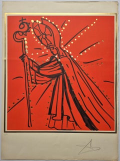 Salvador Dalí­ -- James the Lesser (Vicar of Britain) from The Twelve Apostles