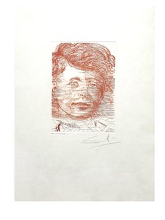 Salvador Dali - John Kennedy - Original Handsigned Etching