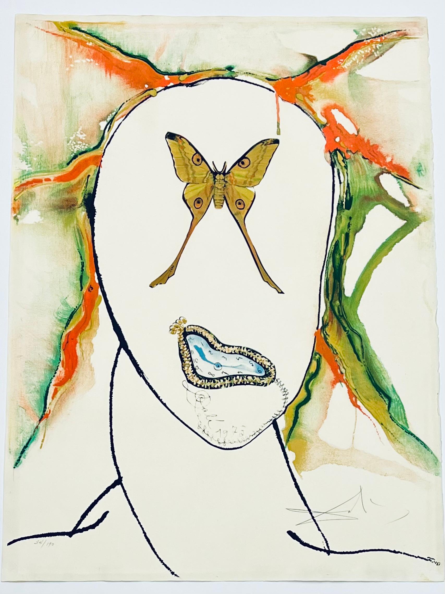 Salvador Dalí Kabuki Tänzerin 1973 (Salvador Dalí Grafiken) 4