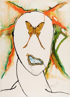 Salvador Dalí Danseuse de Kabuki 1973 (estampes de Salvador Dalí)
