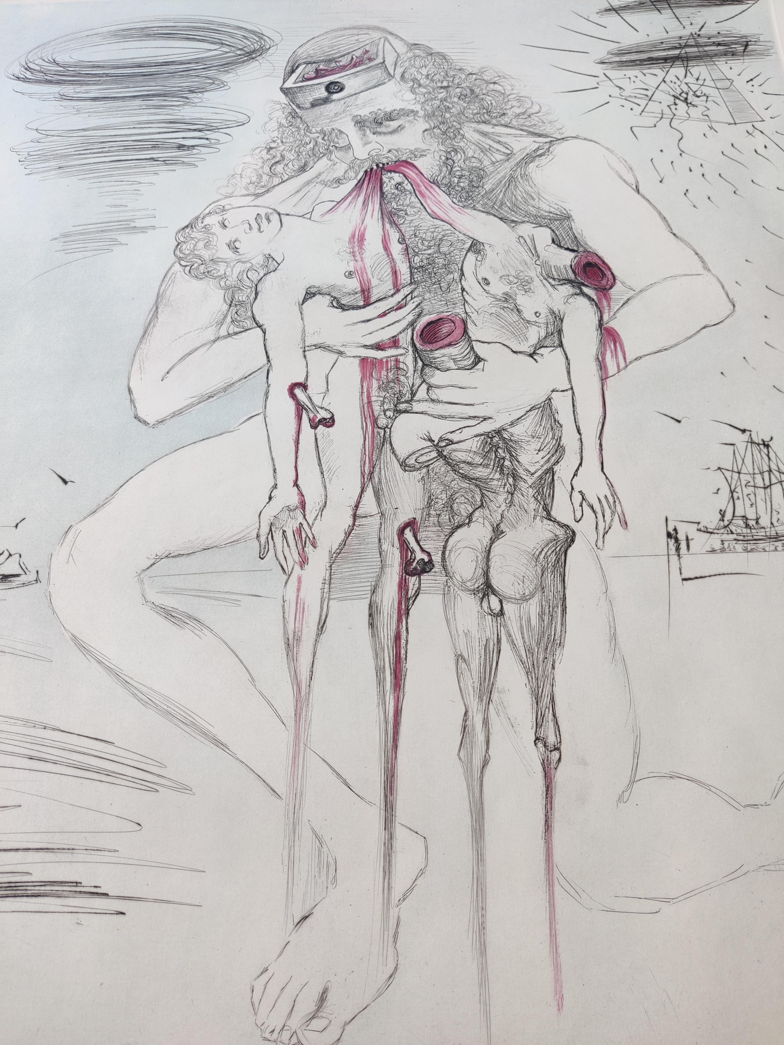 Salvador Dalí --  Kronos aus der Mythologie 1