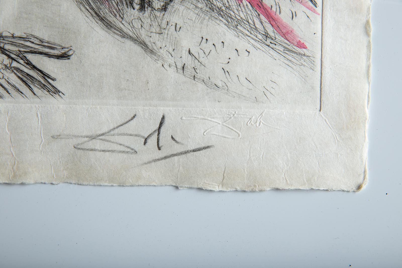 Salvador Dali, La Femme au Fouet, Surrealistische Gravur (Konzeptionell), Print, von Salvador Dalí