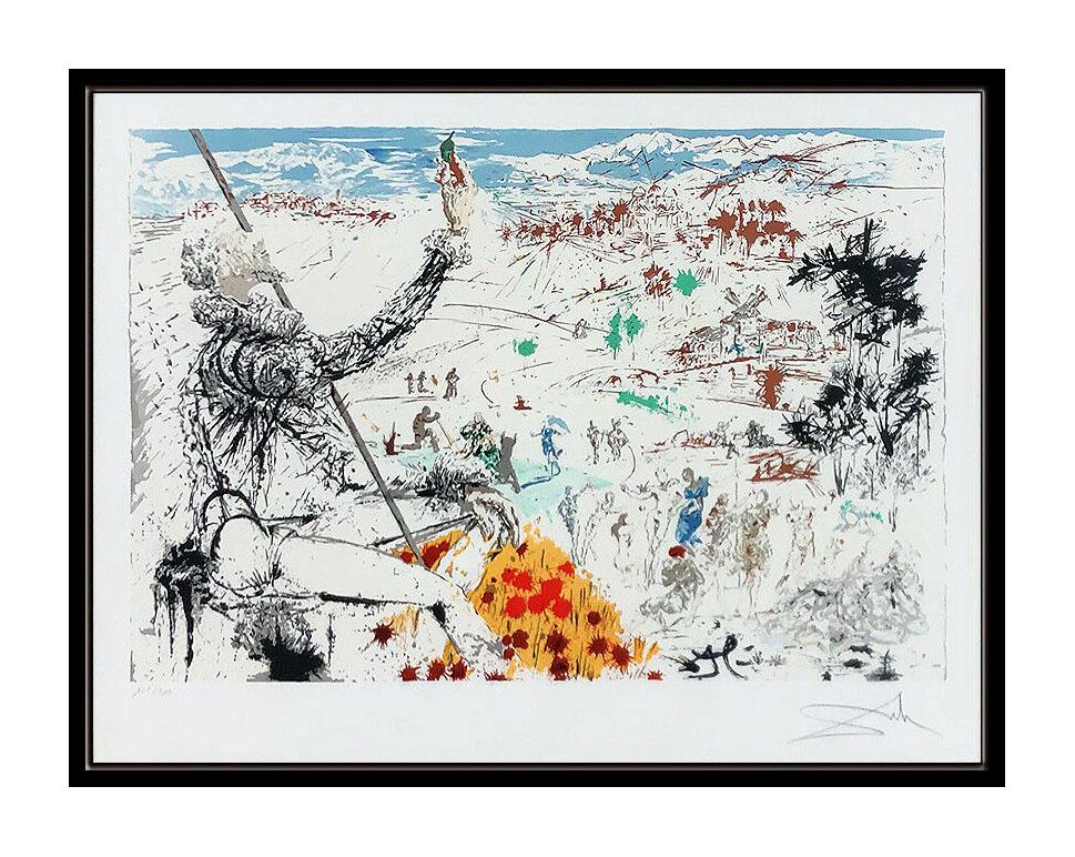 Salvador Dali L''Age D''Or Farblithographie, handsigniertes surreales gerahmtes Kunstwerk SBO – Print von Salvador Dalí